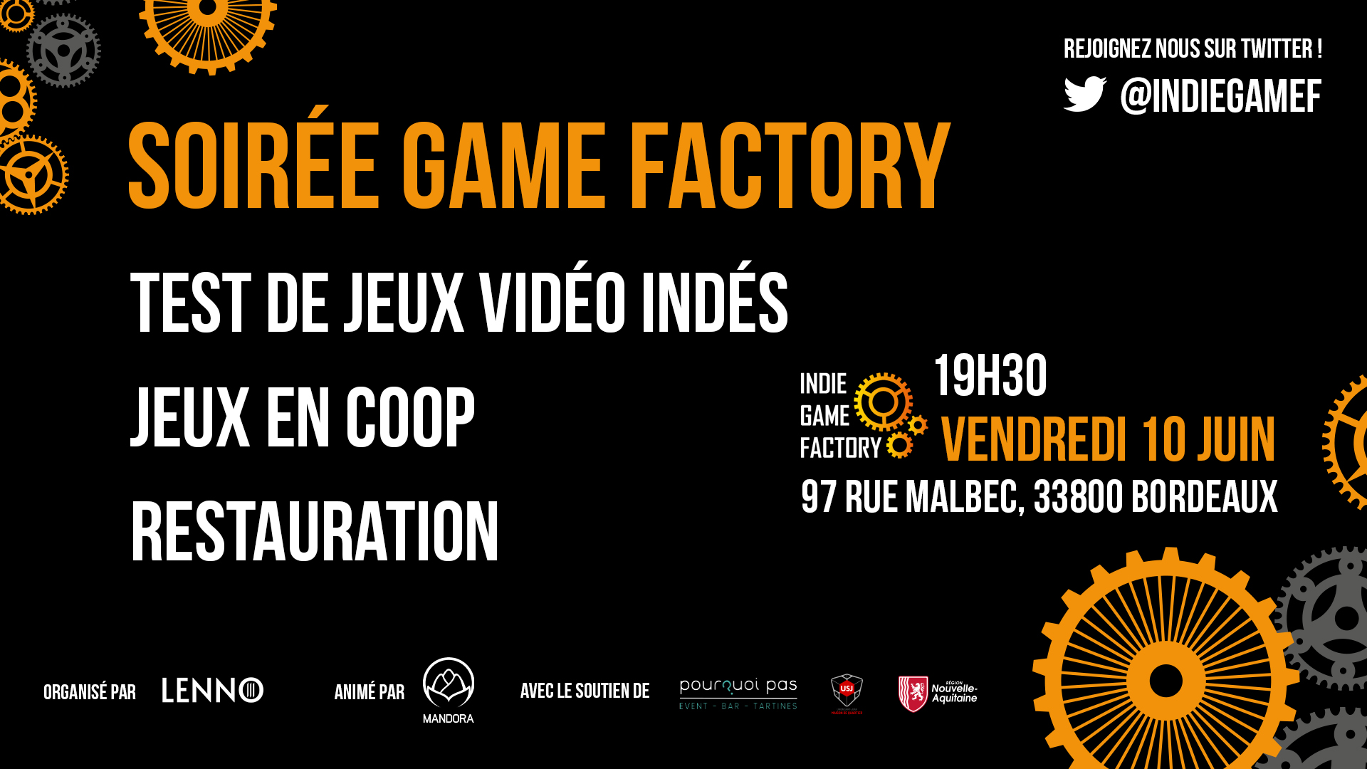 Indie Game Factory 10 juin 2022